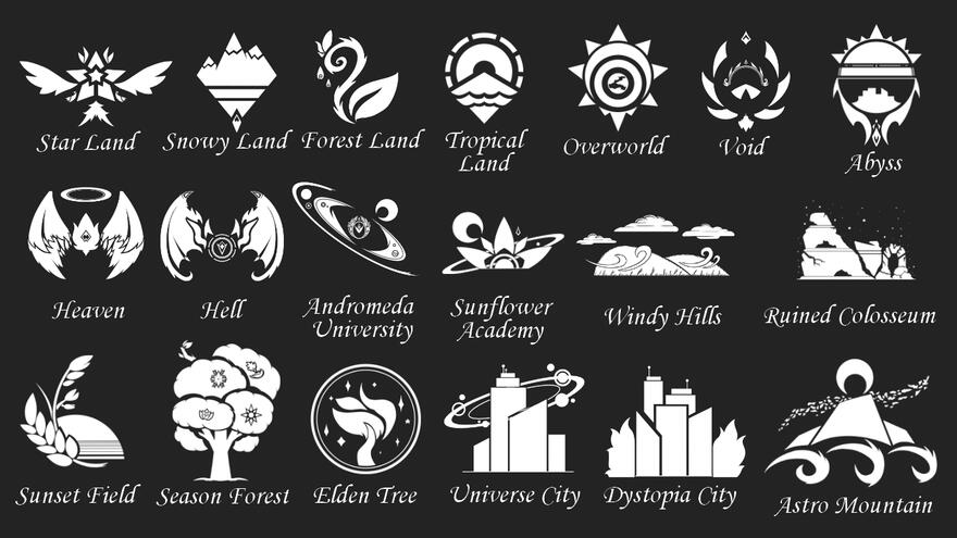 Location Symbols (some are outdated)