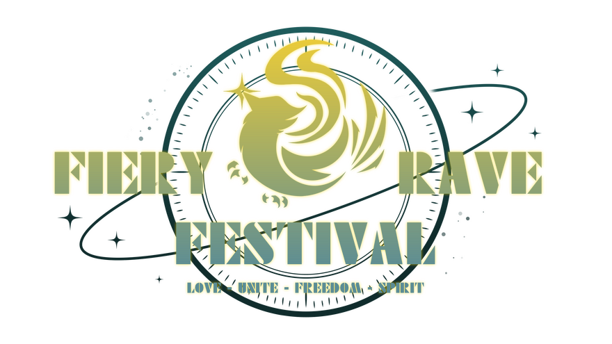 Fiery Rave Festival Logo (for a big music festival in the project)